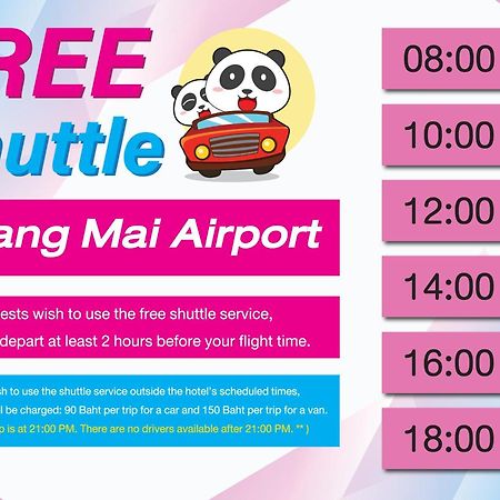 Lucky Panda Hotel Chiang Mai Ngoại thất bức ảnh