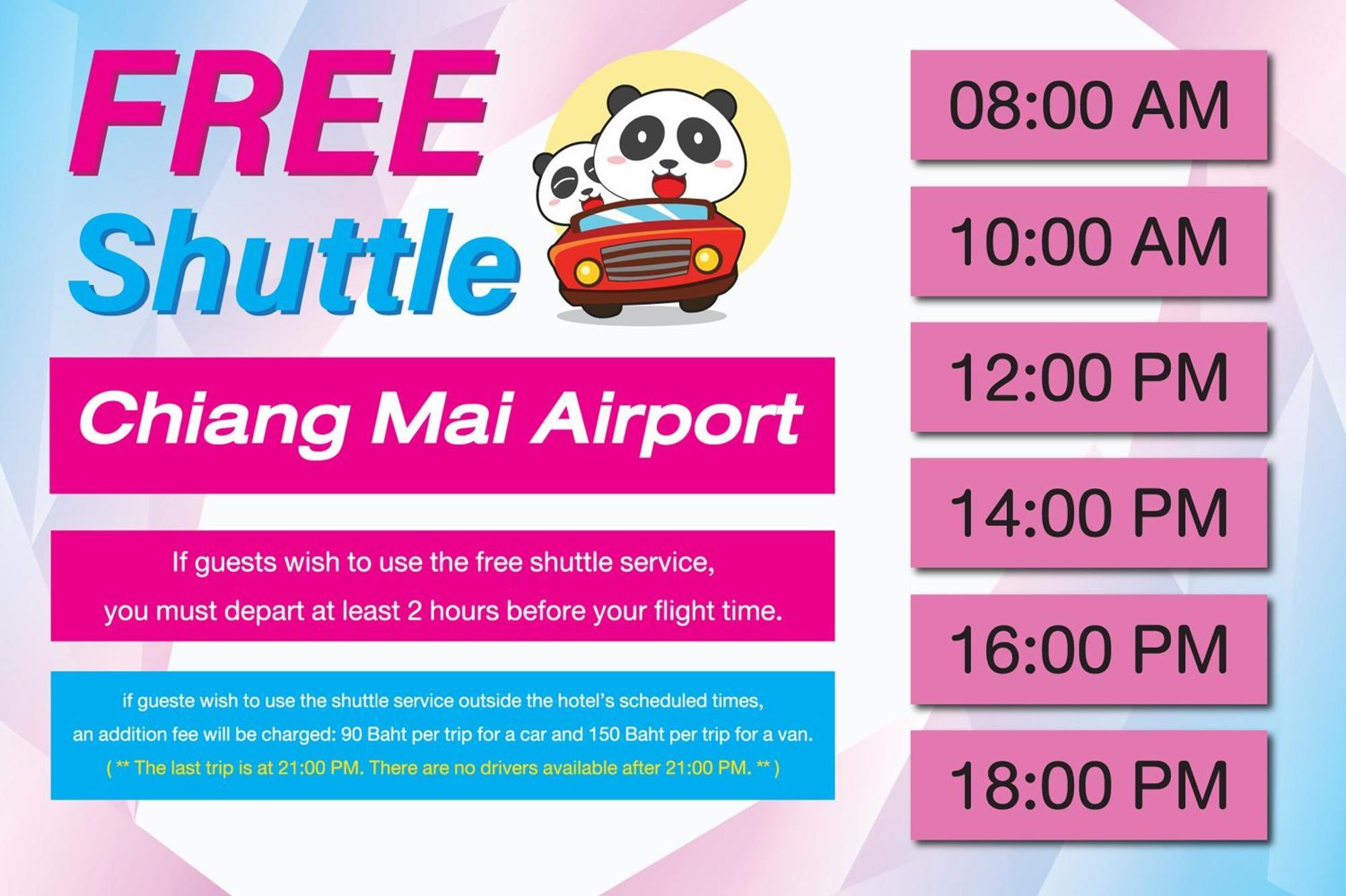 Lucky Panda Hotel Chiang Mai Ngoại thất bức ảnh